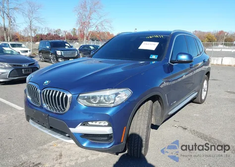 2018 BMW X3 xDrive30I из США, поврежденный, VIN 5UXTR9C52JLC81038